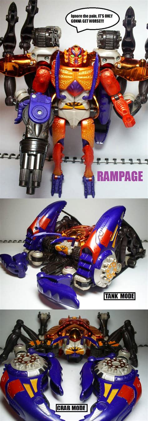 Beast Wars figures: Rampage. by Lugnut1995 on DeviantArt