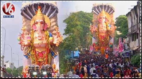 Khairatabad Ganesh Immersion 2023 | V6 News - YouTube