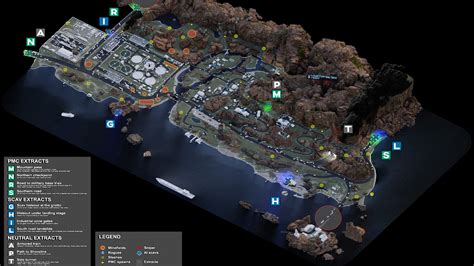 Map Of Lighthouse Escape From Tarkov