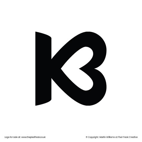 KB Logo for Sale | Ready to Buy KB Heart Emblem