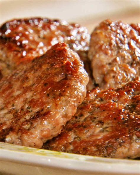 Simple Homemade Sausage Patties Recipe & Video | Martha Stewart