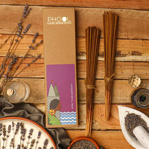 Phool Natural Incense Sticks Refill pack - Lavender | PHOOL | Reviews ...