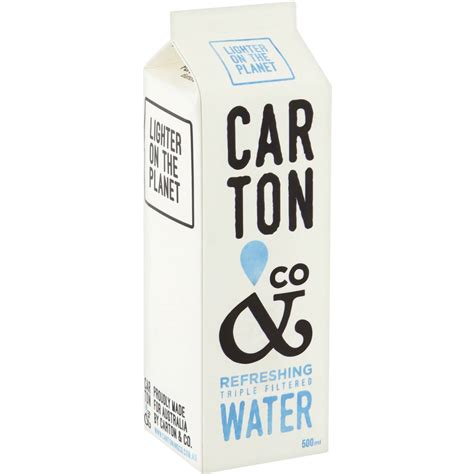 Carton & Co Triple Filtered Water 500ml | Woolworths