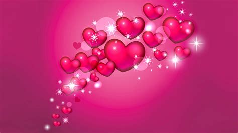 Pink Heart Desktop Wallpapers - Top Free Pink Heart Desktop Backgrounds ...