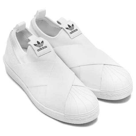 Adidas Originals Superstar Slip on "Triple White" S81338 Women Shoes