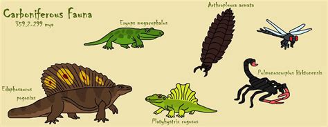 Carboniferous Fauna by TheMightySaurus on DeviantArt