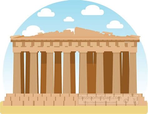 Ancient Greece Clipart-parthenon ancient greece clipart