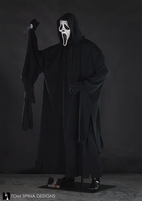 Scream 4 Ghostface Killer Costume Display - Tom Spina Designs » Tom ...