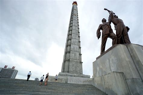 Juche Tower Pyongyang North Korea - Worldwide Destination Photography ...