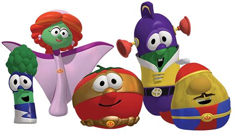 VeggieTales The League Of Incredible Vegetables Characters