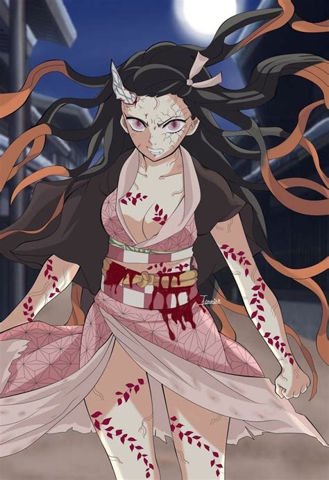 Female Demon Tanjiro (HIATUS) | Anime demon, Anime character drawing ...