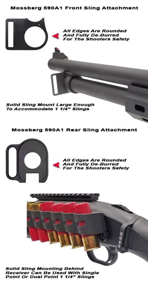 Mossberg 590A1 Sling Attachments|GG&G Tactical Accessories