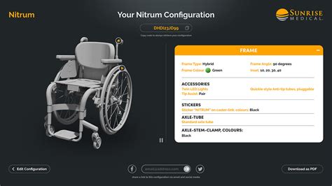 Sunrise Medical - Wheelchair Configurator :: Behance