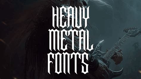 heavy metal font - comofont