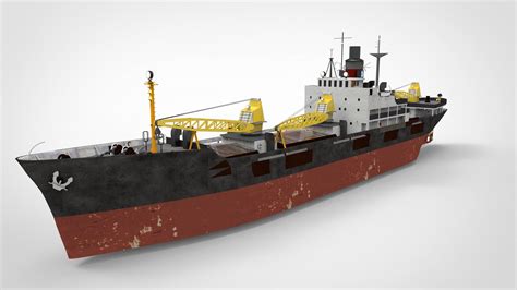 3D model Cargo Vessel | CGTrader