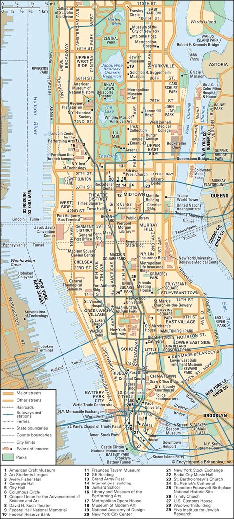 Map Of Manhattan New York – Get Latest Map Update