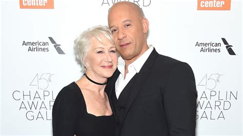 Vin Diesel and Helen Mirren Cozy Up In 'Fast X' Behind-The-Scenes Photo