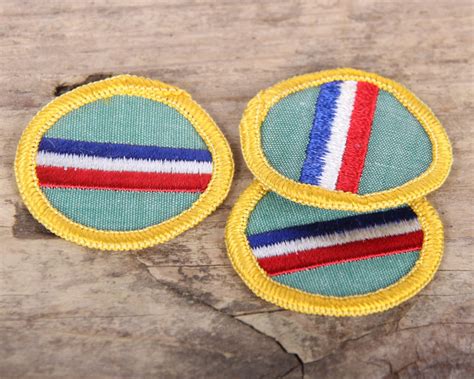 Vintage Girl Scout Patch / 1970's Scout Patch My Country / 1.5 Girl ...