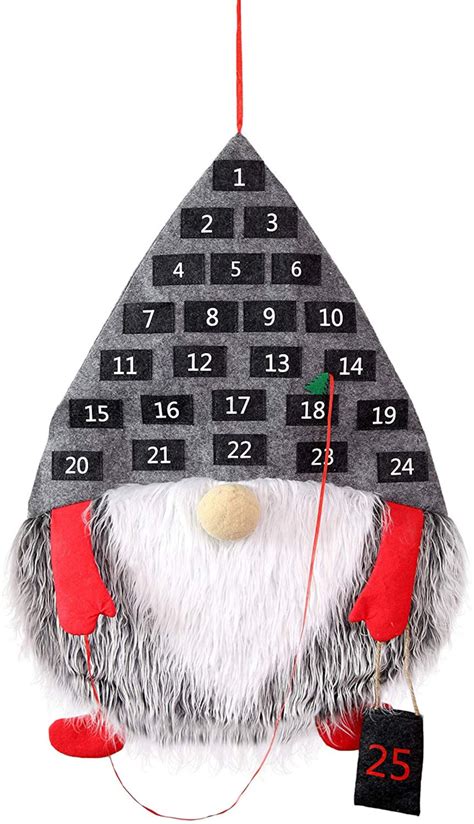 Gnome Advent Calendar With Charms, Christmas Countdown, Miniature ...