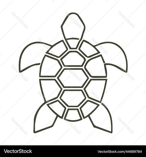 Turtle Outline Clipart