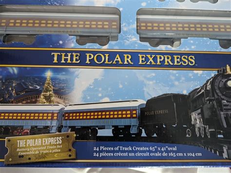 New The Polar Express 7-11925 Lionel Battery Operated 28 Piece Train ...