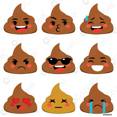 Poop Emoji Vector