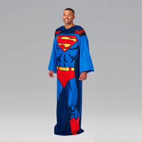 Superman Blanket With Sleeves – Collector's Outpost