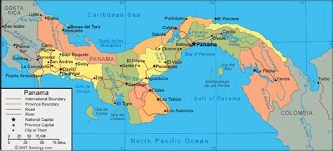 Where Is Panama On A World Map – The World Map