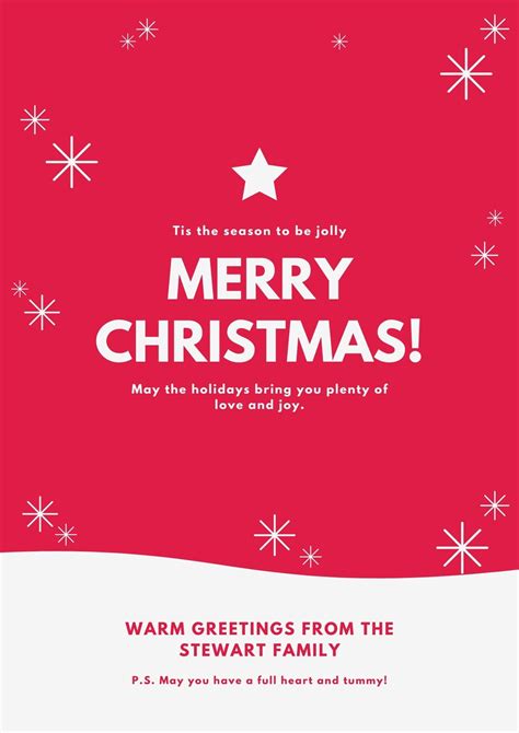 Christmas Holiday Poster - Templates by Canva