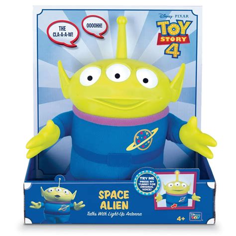 Disney Pixar Toy Story 4 Talking Space Alien Toy with Light-Up Antenna ...