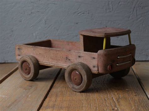 Nice antique wooden toy truck | Wooden toy trucks, Wooden toys, Toy trucks