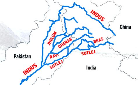 Indus River System: Map, Tributaries, Origin And Length