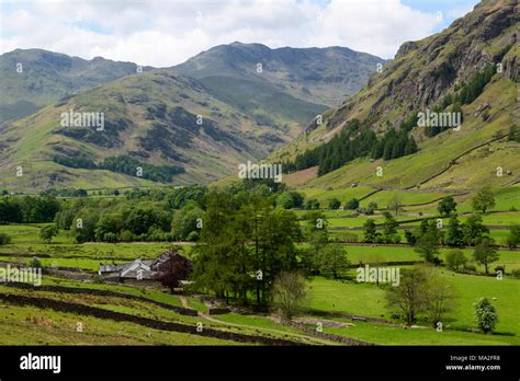 Langdale Valley in the Lake District in Cumbria Stock Photo - Alamy