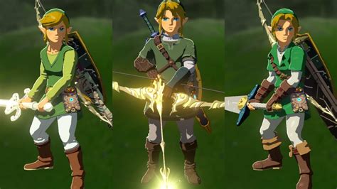 The Legend of Zelda: Breath of the Wild - All amiibo Exclusive Weapons ...