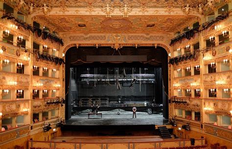 "Backstage", A view inside the Teatro La Fenice, Italy : MostBeautiful