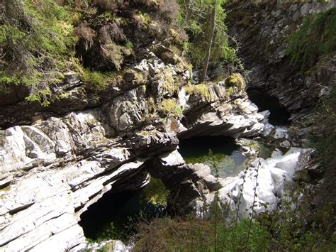 Bruar Falls, Scotland, Guided Canyoning. 1-day trip. Certified guide