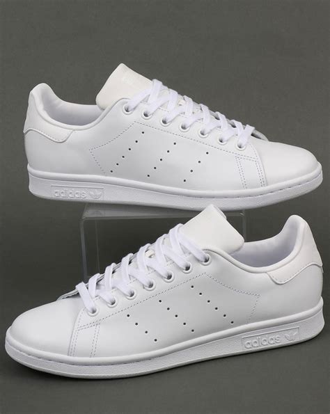 Adidas Stan Smith Trainers Triple White leather | 80s casual classics