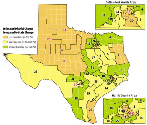 Texas Judicial Districts Map