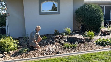 Front Yard Landscaping Ideas: How to Add a Rock Garden - YouTube