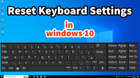 How To RESET Keyboard Settings To Default In Windows 10/11, 53% OFF