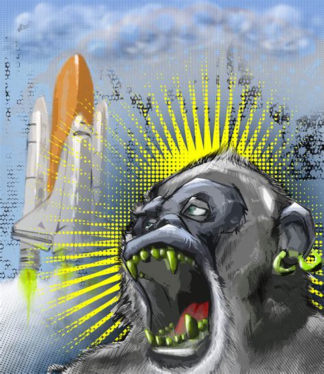 Space Monkey by ArtemDesigns on DeviantArt