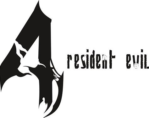 Resident Evil 4 Logo, High Definition, Vector Format PNG