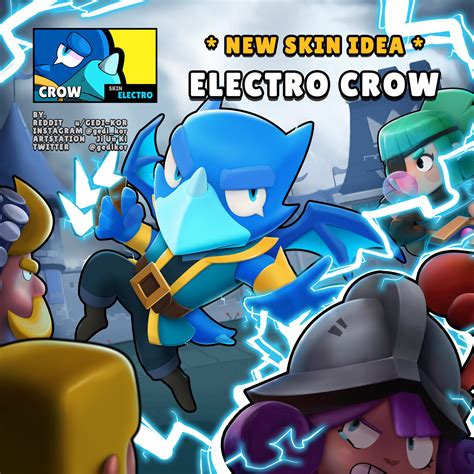 Fan Art Crow Brawl Stars Fanart