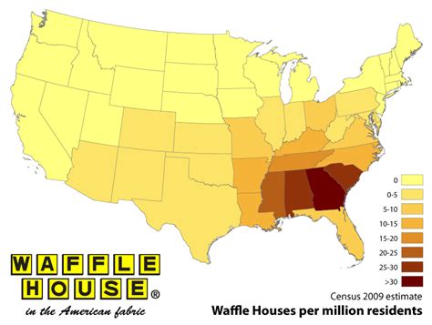 Waffle House map — Scott A. Reynhout