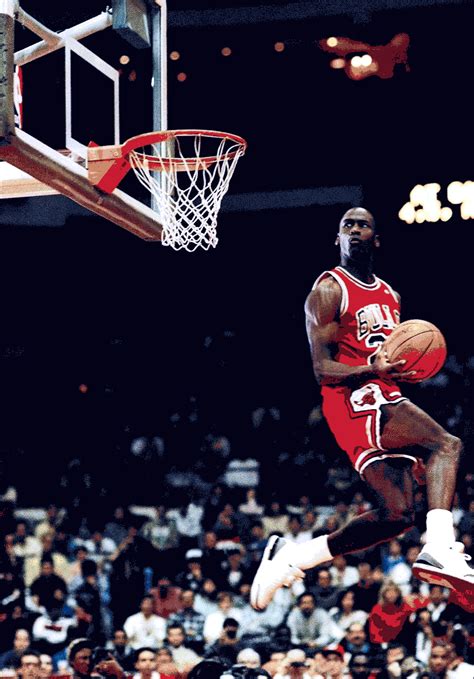 Basketball Michael Jordan Slam Dunk - Half Moon