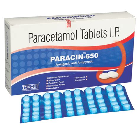 Paracin-650 Tablets - Tablets - Torque Pharma