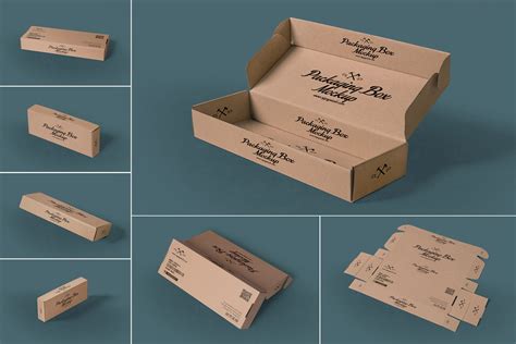 Rectangular Packaging Box Mockups | Packaging Mockups ~ Creative Market