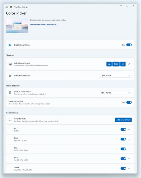 PowerToys Color Picker utility for Windows | Microsoft Docs