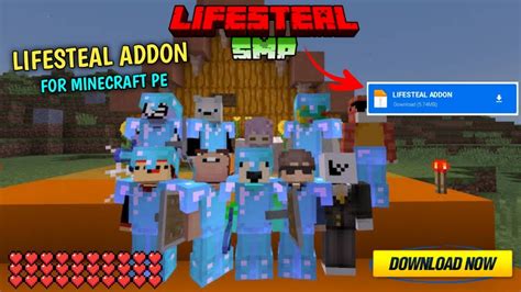 Lifesteal Mod for Minecraft Pocket Edition - YouTube