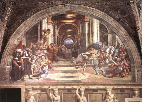 The Expulsion of Heliodorus from the Temple by Raphael 1512 - Totally ...